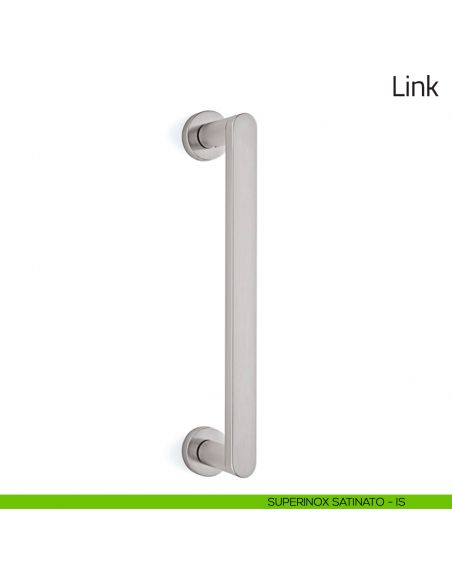 Maniglione per porta Link Olivari superinox satinato
