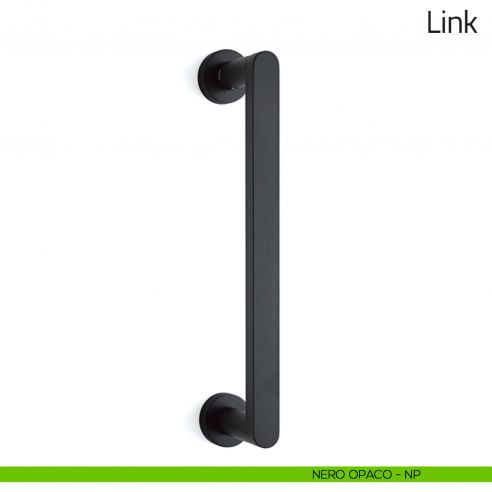 Maniglione per porta Link Olivari nero opaco