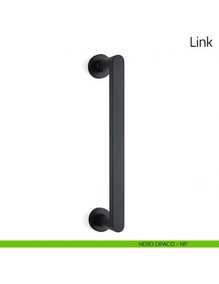 Maniglione per porta Link Olivari nero opaco