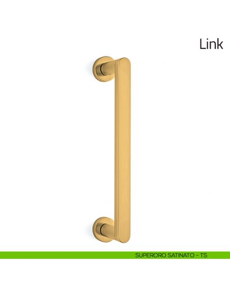 Maniglione per porta Link Olivari superoro satinato