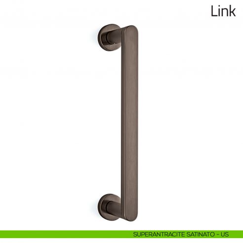 Maniglione per porta Link Olivari superantracite satinato