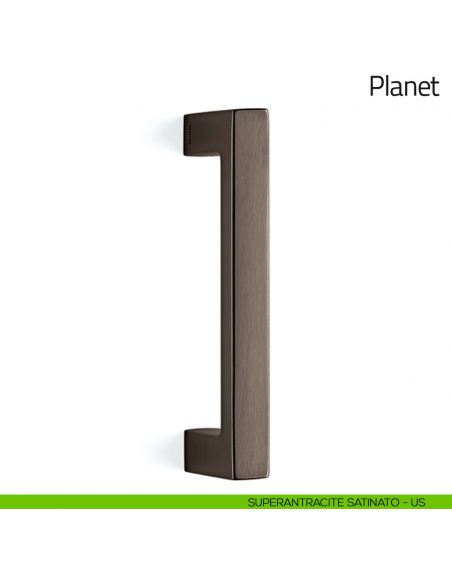 Maniglione per porta Planet Olivari superantracite satinato