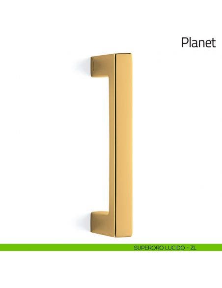 Maniglione per porta Planet Olivari superoro lucido