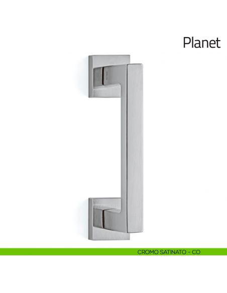 Maniglione per porta Planet Q Olivari cromo satinato