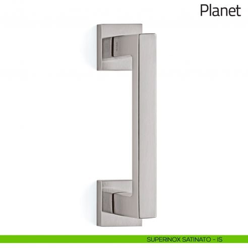 Maniglione per porta Planet Q Olivari superinox satinato