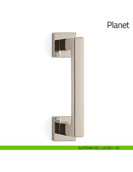 Maniglione per porta Planet Q Olivari supernichel lucido