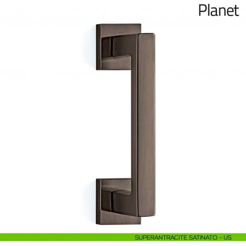 Maniglione per porta Planet Q Olivari superantracite satinato