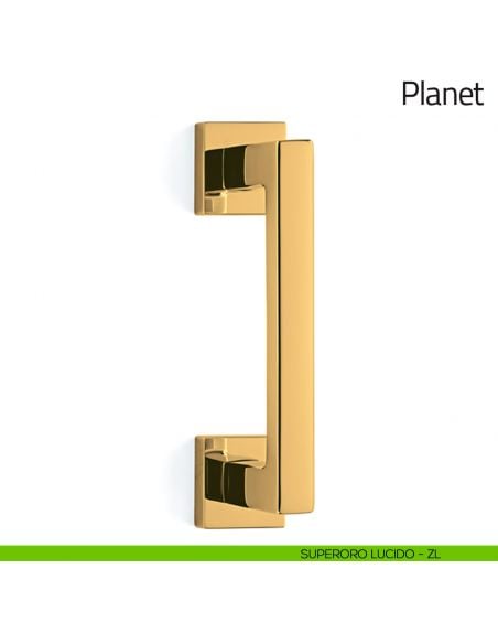 Maniglione per porta Planet Q Olivari superoro lucido