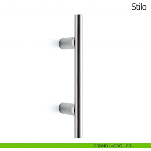 Maniglione per porta Stilo Olivari 245 mm cromo lucido