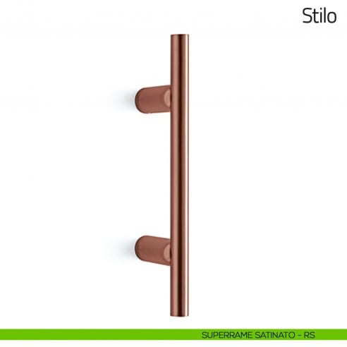 Maniglione per porta Stilo Olivari 245 mm superrame satinato