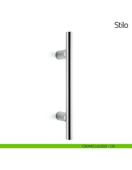 Maniglione per porta Stilo Olivari 338 mm cromo lucido