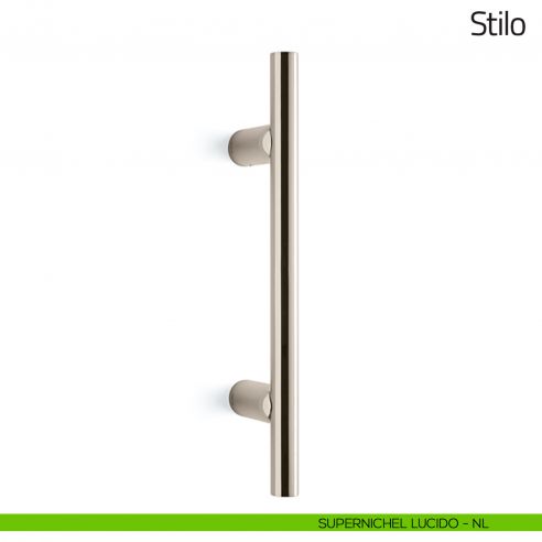 Maniglione per porta Stilo Olivari 338 mm supernichel lucido