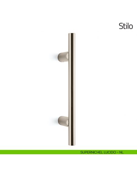 Maniglione per porta Stilo Olivari 338 mm supernichel lucido