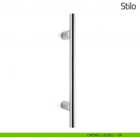 Maniglione per porta Stilo Olivari 445 mm cromo lucido