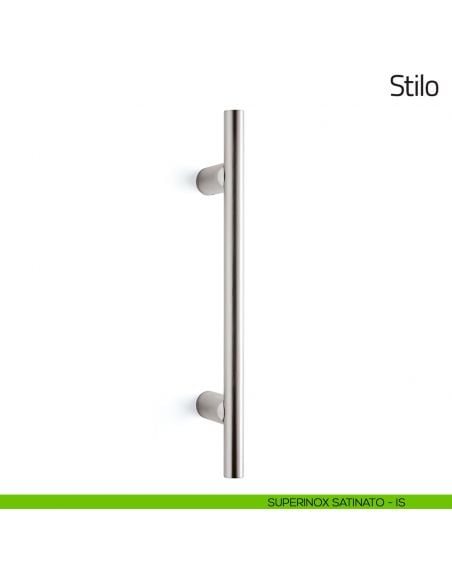 Maniglione per porta Stilo Olivari 445 mm superinox satinato