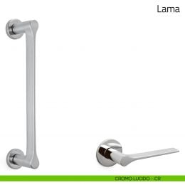 Maniglione per porta Lama Olivari con rosette 2