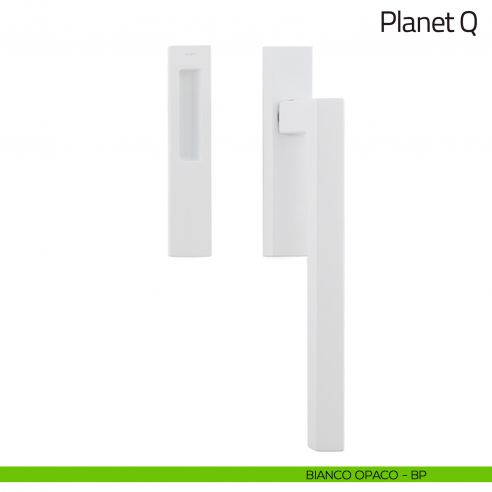 Maniglione per alzante scorrevole Planet Q Olivari singolo bianco opaco