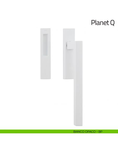 Maniglione per alzante scorrevole Planet Q Olivari singolo bianco opaco
