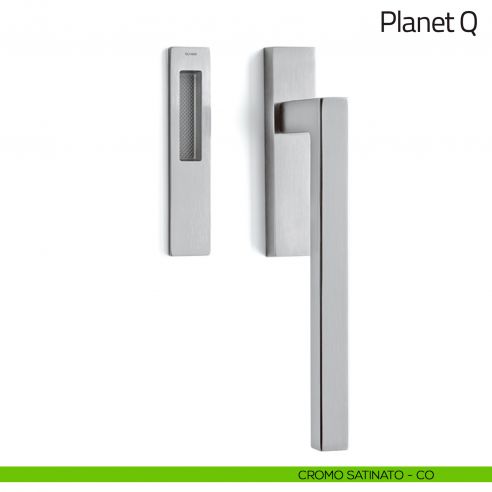 Maniglione per alzante scorrevole Planet Q Olivari singolo cromo satinato