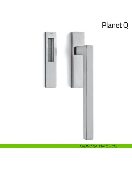 Maniglione per alzante scorrevole Planet Q Olivari singolo cromo satinato