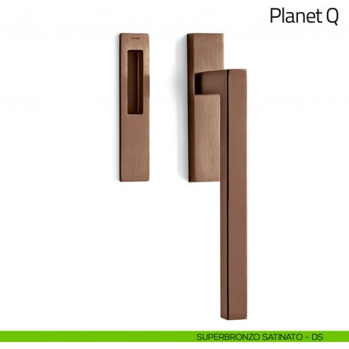 Maniglione per alzante scorrevole Planet Q Olivari singolo superbronzo satinato