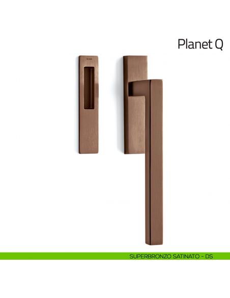 Maniglione per alzante scorrevole Planet Q Olivari singolo superbronzo satinato