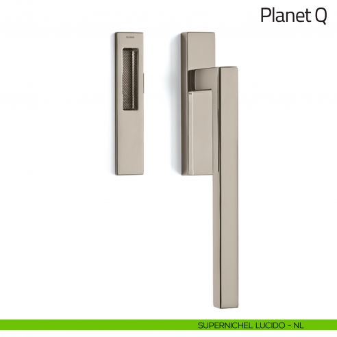 Maniglione per alzante scorrevole Planet Q Olivari singolo supernichel lucido