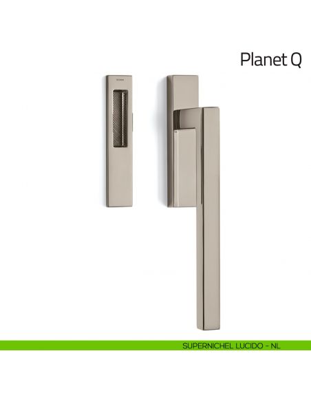 Maniglione per alzante scorrevole Planet Q Olivari singolo supernichel lucido