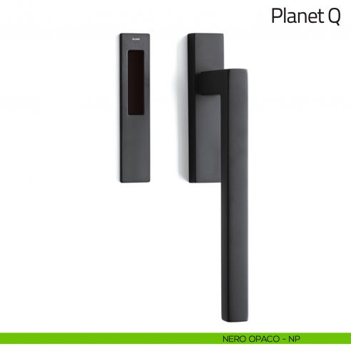Maniglione per alzante scorrevole Planet Q Olivari singolo nero opaco
