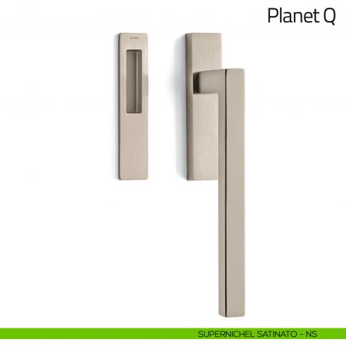 Maniglione per alzante scorrevole Planet Q Olivari singolo supernichel satinato