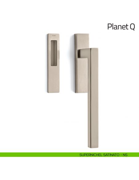Maniglione per alzante scorrevole Planet Q Olivari singolo supernichel satinato