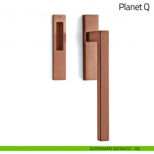 Maniglione per alzante scorrevole Planet Q Olivari singolo superrame satinato