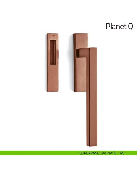 Maniglione per alzante scorrevole Planet Q Olivari singolo superrame satinato