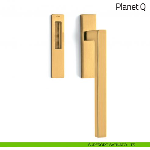 Maniglione per alzante scorrevole Planet Q Olivari singolo superoro satinato