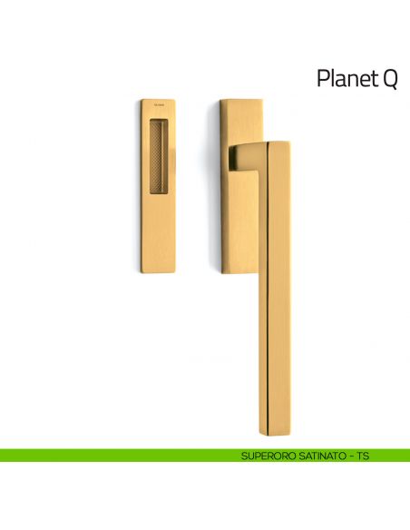 Maniglione per alzante scorrevole Planet Q Olivari singolo superoro satinato