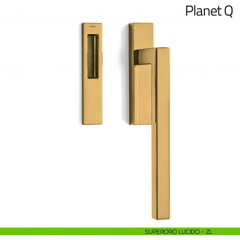 Maniglione per alzante scorrevole Planet Q Olivari singolo superoro lucido