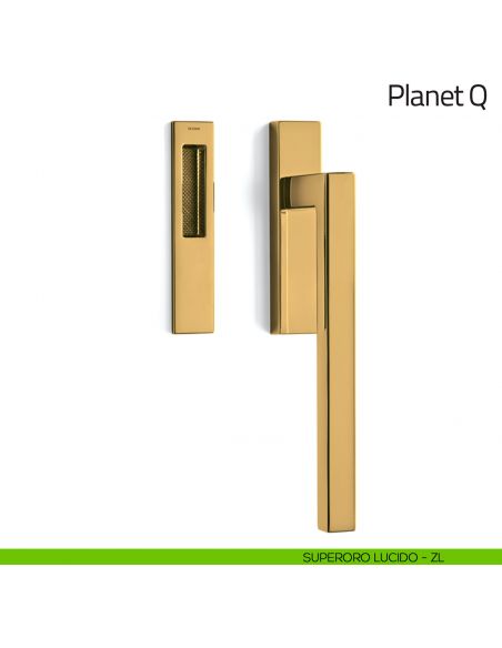 Maniglione per alzante scorrevole Planet Q Olivari singolo superoro lucido