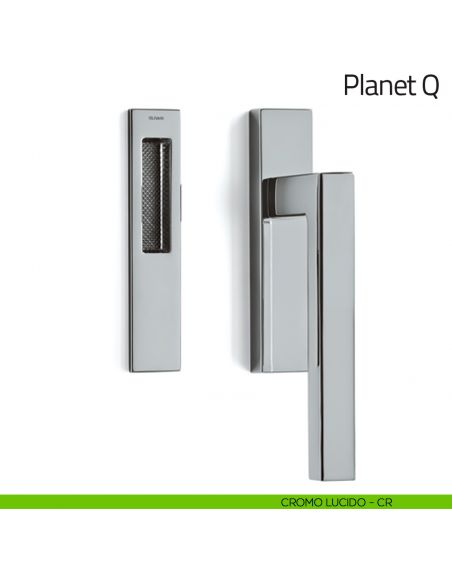 Maniglione per alzante scorrevole Planet Q corto Olivari singolo cromo lucido