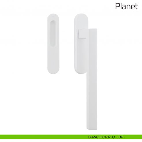 Maniglione per alzante scorrevole Planet Olivari singolo bianco opaco