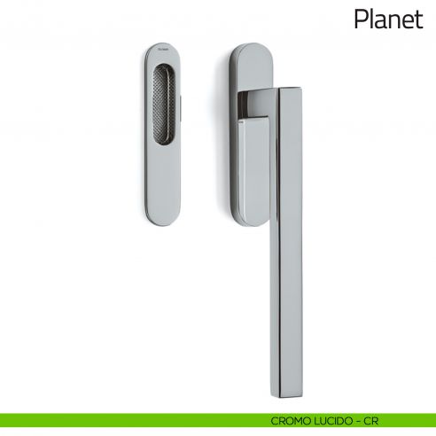 Maniglione per alzante scorrevole Planet Olivari singolo cromo lucido