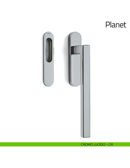 Maniglione per alzante scorrevole Planet Olivari singolo cromo lucido