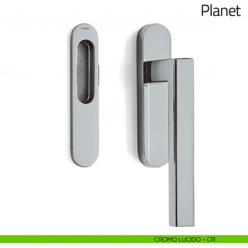 Maniglione per alzante scorrevole Planet corto Olivari singolo cromo lucido