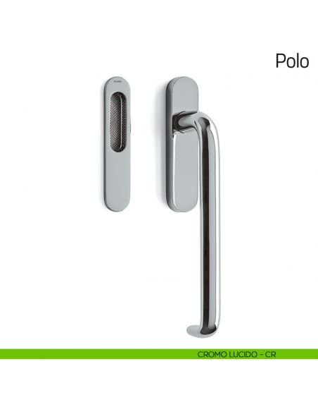 Maniglione per alzante scorrevole Polo Olivari singolo cromo lucido