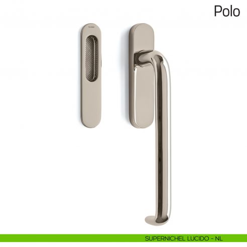 Maniglione per alzante scorrevole Polo Olivari singolo supernichel lucido