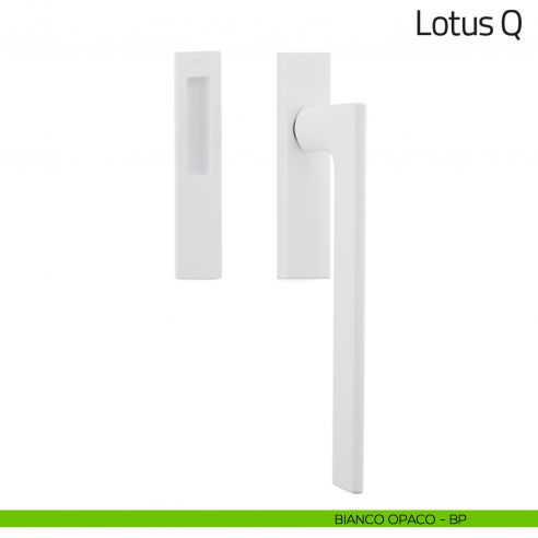Maniglione per alzante scorrevole Lotus Q Olivari singolo bianco opaco