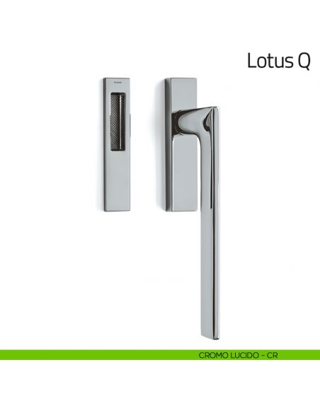 Maniglione per alzante scorrevole Lotus Q Olivari singolo cromo lucido