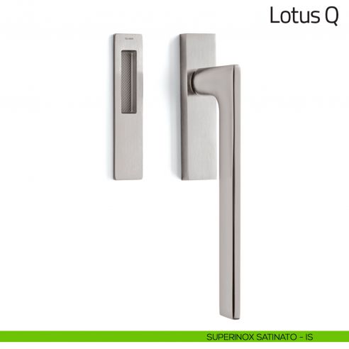 Maniglione per alzante scorrevole Lotus Q Olivari singolo superinox satinato