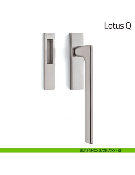 Maniglione per alzante scorrevole Lotus Q Olivari singolo superinox satinato