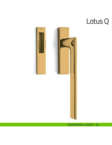 Maniglione per alzante scorrevole Lotus Q Olivari singolo superoro lucido