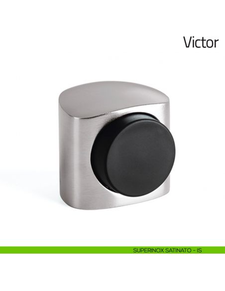 Fermaporta magnetico Victor Olivari superinox satinato